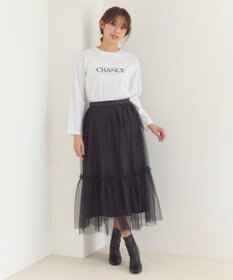 Feroux 【洗える】プリントＴシャツ