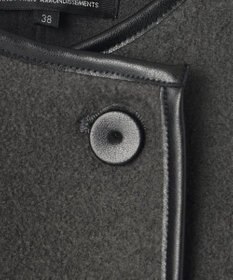 23区 コンプレストパイル ノーカラー アウター