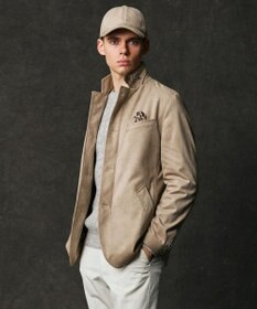 JOSEPH ABBOUD 【キングサイズ・家で洗える/ストレッチ/スウェードタッチ】ウォッシャブルスウェードジャケット