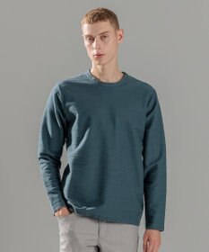 JOSEPH HOMME ブラッシュジャガード　クルーネック長袖Tシャツ