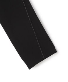 BEIGE， RUE / ドライタッチVネック配色ステッチブラウス