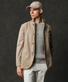 JOSEPH ABBOUD 【キングサイズ・家で洗える/ストレッチ/スウェードタッチ】ウォッシャブルスウェードジャケット