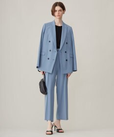 ICB L ウール2WAYストレッチ ダブルブレストジャケット