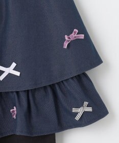 ANY KIDS デニム ニット スカッツ