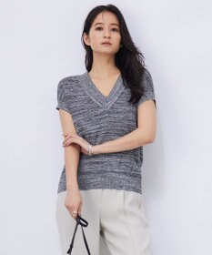 ICB 【洗える】ルレックスベースダイ プルオーバーニット