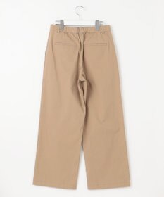 J.PRESS LADIES 【洗える】20チノストレッチ ワイドパンツ