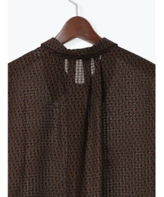 Te chichi シアサッカージオメ柄シャツブラウス