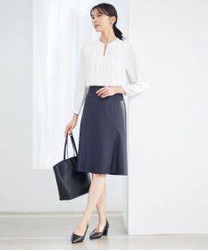 23区 L 【洗える】シルキーデシン パールモチーフ カットソー