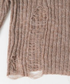 WEGO ダメージショートニット