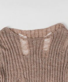 WEGO ダメージショートニット