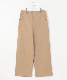 J.PRESS LADIES 【洗える】20チノストレッチ ワイドパンツ