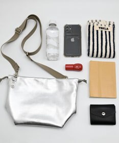 blancle メタリックレザー ドローストリング2wayバッグ