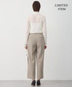 ICB 【WEB限定】 コットンレーシージャガード ハイネックカットソー