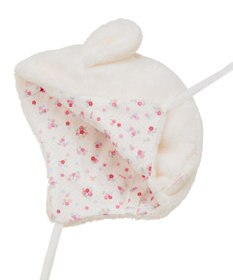 MIKI HOUSE HOT BISCUITS 【ミキハウス】【44-50cm】 マイクロファー フード