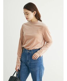 Green Parks ・ＳＵＧＡＲ　ＳＰＯＯＮ　ベロアストライプハイネック