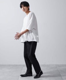 WEGO 【ユニセックス着用ITEM/ウエストゴム/手洗い可】チノイージーワイドパンツ