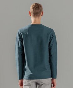 JOSEPH HOMME ブラッシュジャガード　クルーネック長袖Tシャツ