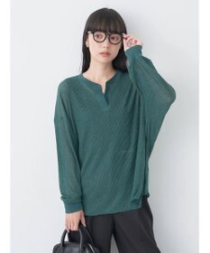 earth music&ecology シアーリブドルマンプルオーバー