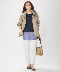 J.PRESS LADIES 【接触冷感・UVケア】レイヤードジャージー カットソー