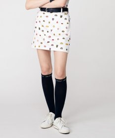 23区GOLF 【WOMEN】【吸水速乾】ステッカープリント スカート