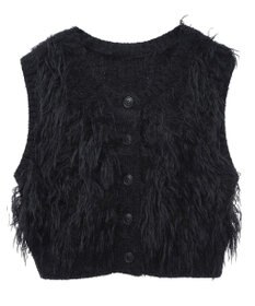 Green Parks フェザーニットベスト