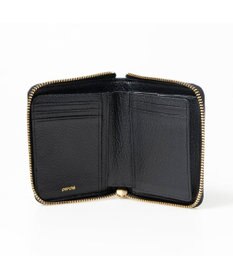 UNBILLION ペルケ perche / ドット刺繍ラウンドパームフィットウォレット