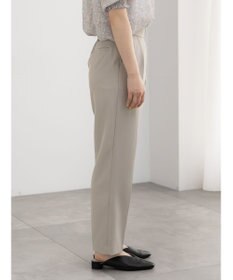 Te chichi フロントZIPリネンライクテーパードパンツ(セットアップ可)