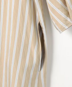 自由区 L 【17号サイズまで展開】ビスコースナイロンドビーストライプ ワンピース