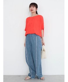 Green Parks ドロスト表面感プルオーバー