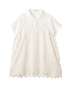 Green Parks ＳＥＴ２点刺しゅうキャミ＋シャツ