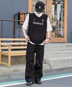 WEGO 【２点SET】アンサンブルゲームロゴニットベスト