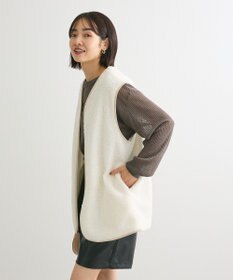 Green Parks ラメシアーリブニットプルオーバー