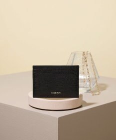 TOPKAPI 【TOPKAPI】イタリアンレザー リザード型押し パスケース  LUCIA ルチア