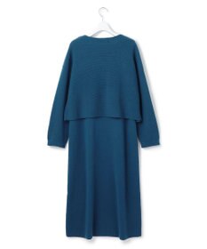 23区 S 【洗える】レイヤードニットツイン ワンピース