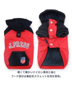PET PARADISE J.PRESS パーカー カレッジ 赤 小型犬