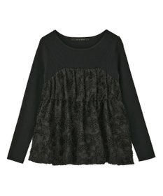 YECCA VECCA バルーンヘムドッキングニット