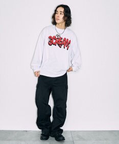 WEGO 【SETITEM】アクセ付きグラフィックロンT