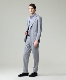 J.PRESS MEN プールに浮いているような快適な着心地【ストレッチ / 洗える / 吸水速乾/ 接触冷感】【J.PRESS-POOL WOOL】ジャージーセットアップ スラックス