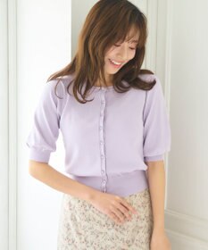 Feroux 【接触冷感・UVカット】ハーフスリーブ カーディガン