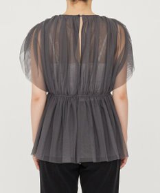 uncrave 【洗濯機洗い可】カクテル チュール ブラウス（uncrave STANDARD）