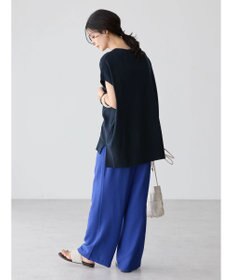 AMERICAN HOLIC 前振りニットフレンチスリーブプルオーバー