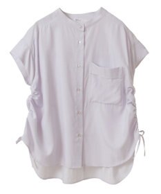 CRAFT STANDARD BOUTIQUE バンドカラーサイドドロストシャツ