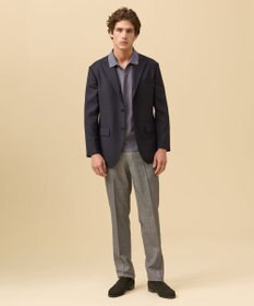 J.PRESS MEN 【SHACKET】ブラックウォッチ サマーダブルフェイス ジャケット