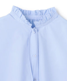 UNFILO フリルネック ブラウス