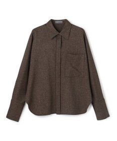uncrave ウォッシャブルウールライクツイル2 ドルマンシャツ