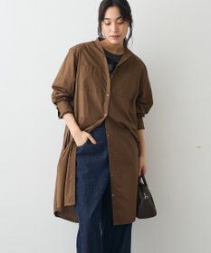 CRAFT STANDARD BOUTIQUE バンドカラーロングシャツチュニッ