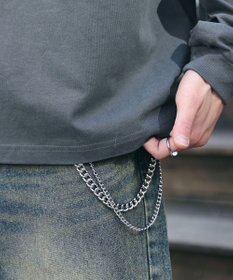 WEGO 【ユニセックス着用ITEM/MLサイズ展開】ヴィンテージライクグラフィックT（LS）