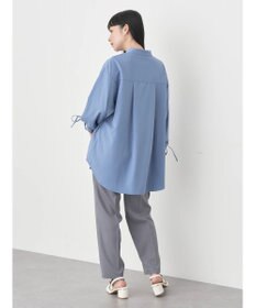 earth music&ecology リボンポイントシャツチュニック