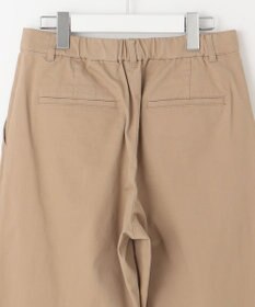 J.PRESS LADIES 【洗える】20チノストレッチ ワイドパンツ