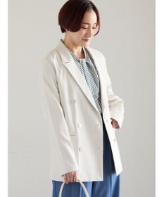 Te chichi リネンMIXロングスリーブジャケット